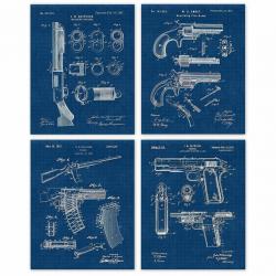 Original Remington Guns Patent Poster Prints