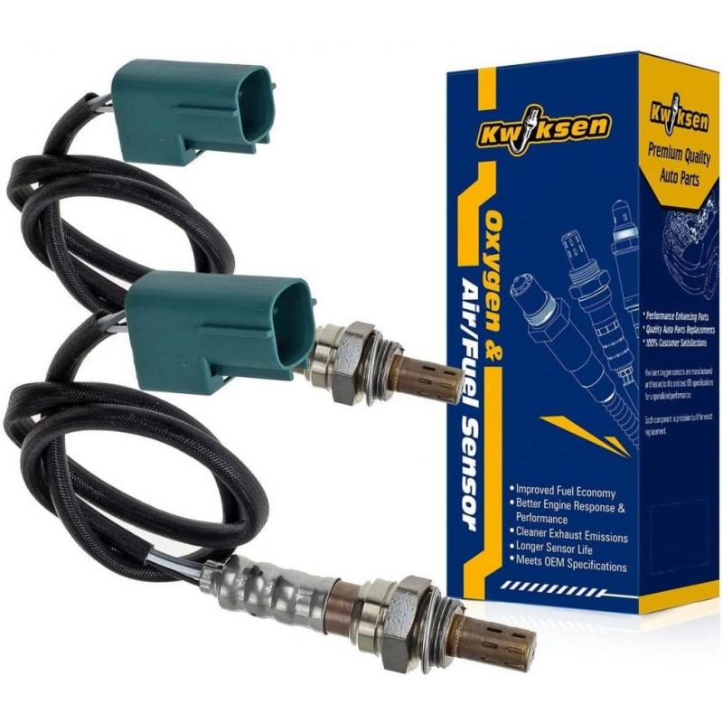 Kwiksen 2pcs Upstream and Downstream Oxygen Sensor 1 Sensor 2 Bank 1 Bank 2 Replacement for Altima Base