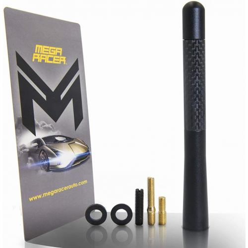 Mega Racer Jam Nismo Racing Style One Peice 5 127mm  Carbon Fiber Car Antenna