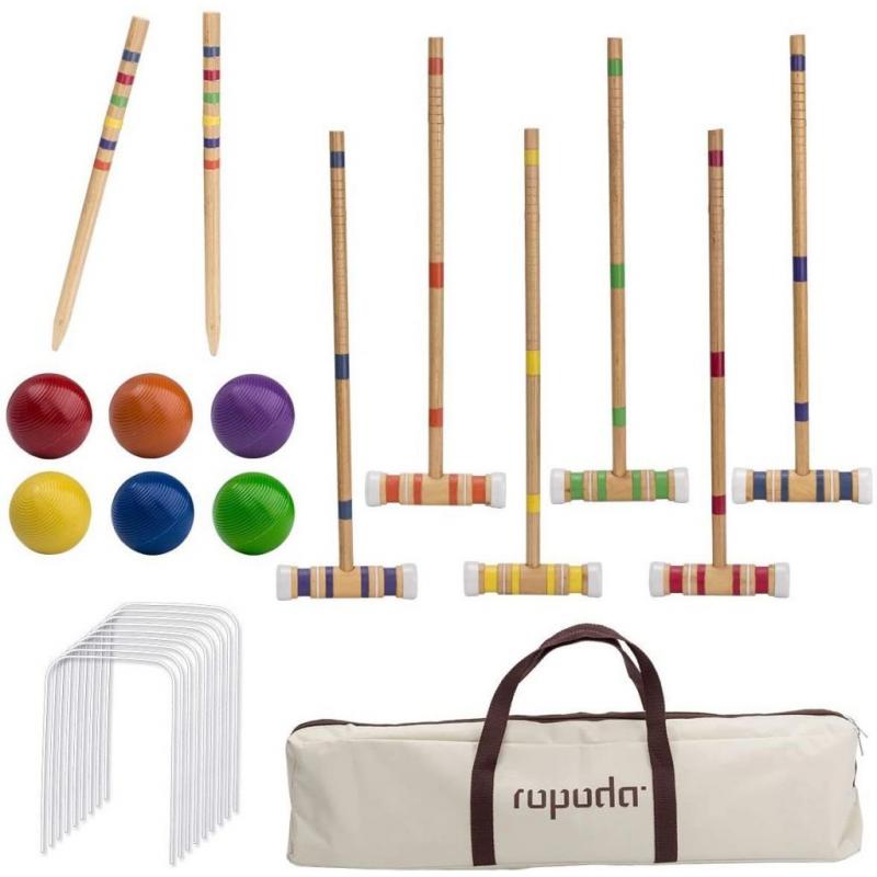 Six-Player Deluxe Croquet Set