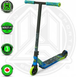 Madd Gear MGP Action Sports Kick Pro Scooter, Blue/Green