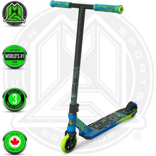 Madd Gear MGP Action Sports Kick Pro Scooter, Blue/Green