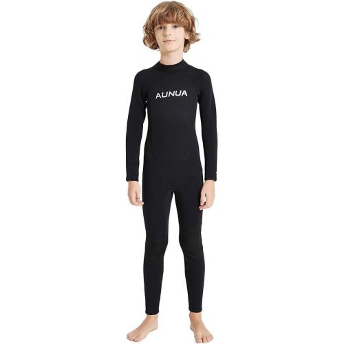 Aunua Youth Neoprene Black Wet Suit, Size US 12, Warm Water Under 30°c,