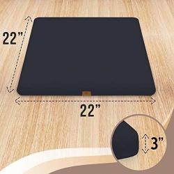 Zabuton Meditation Cushion - USA Buckwheat Hulls Organic Cotton