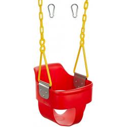 Squirrel Products High Back Full Bucket Toddler Swing 2.0 With Pinch Protection