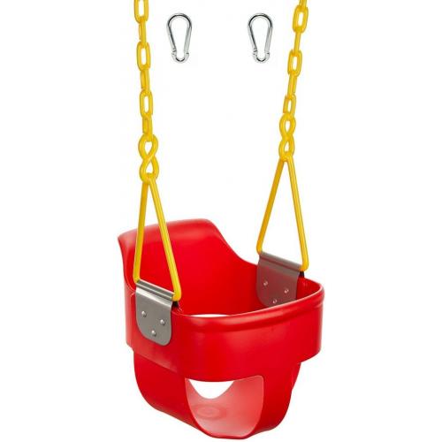 Squirrel Products High Back Full Bucket Toddler Swing 2.0 With Pinch Protection