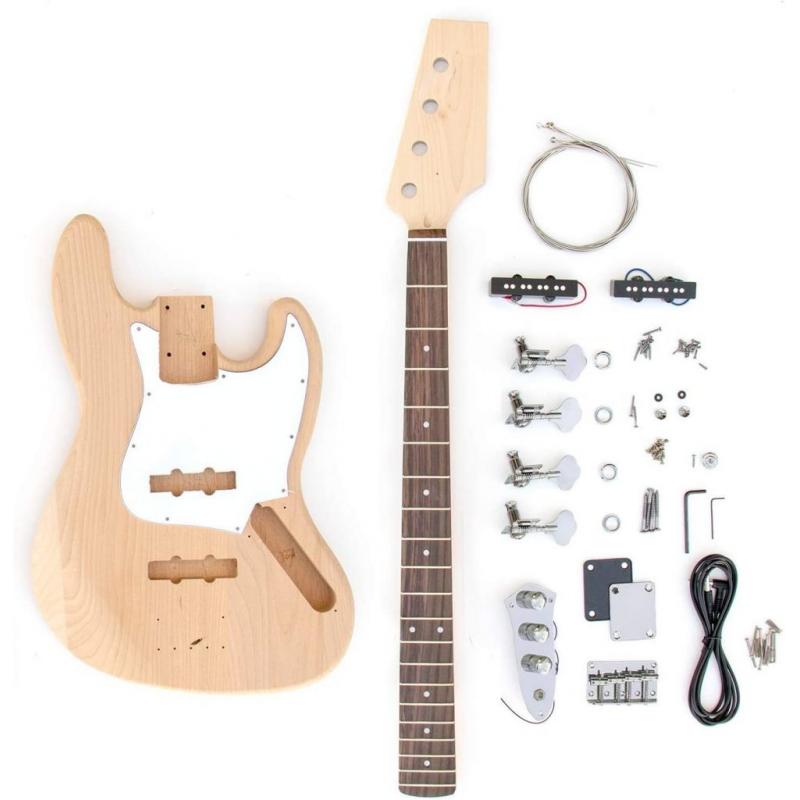 The Fret Wire J Bass DIY Electric Bass Guitar Kit