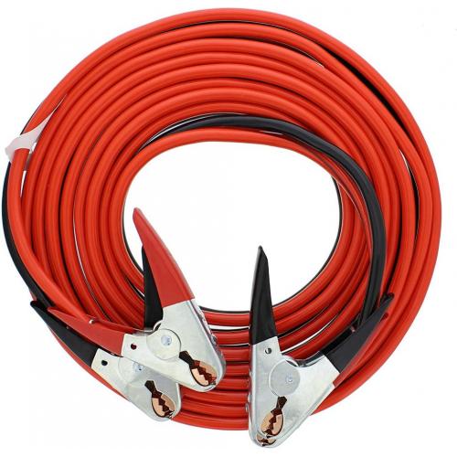 Jumper Cables, 25ft Long, 2-Gauge, 600 AMP – Commercial Automotive Vehicle Booster Cables – Motorcycle Car ATV