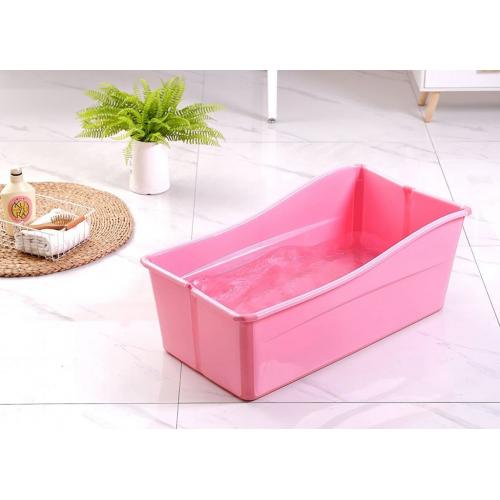 Ganen Baby Bath Tub Portable (Pink)