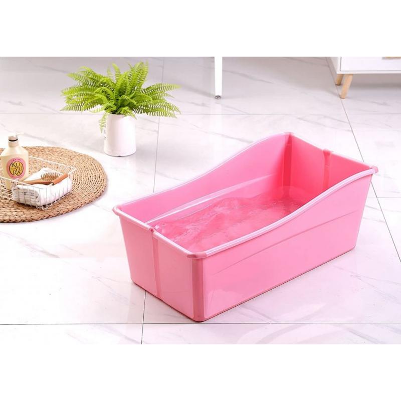 Ganen Baby Bath Tub Portable (Pink)