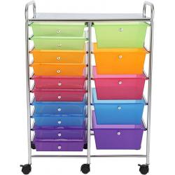 15-Drawer Rolling Cart - Finnhomy