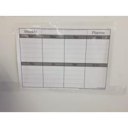 Dry Erase Monthly Laminated Jumbo Whiteboard Calendar, 25 by 38