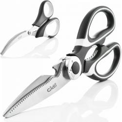 MAIRICO multi-purpose utility scissors. Seafood scissors. Two piece