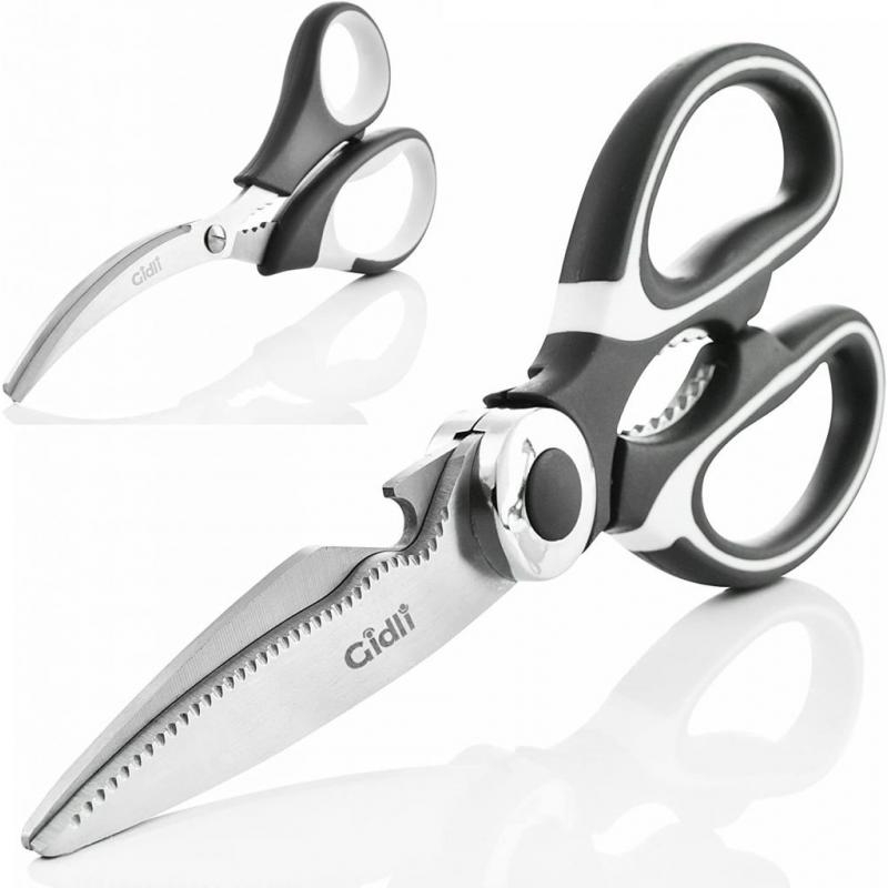 MAIRICO multi-purpose utility scissors. Seafood scissors. Two piece