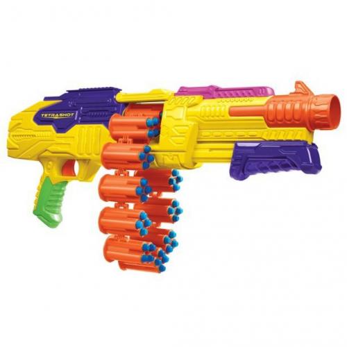 Adventure Force TetraShot Auto Advancing Blaster