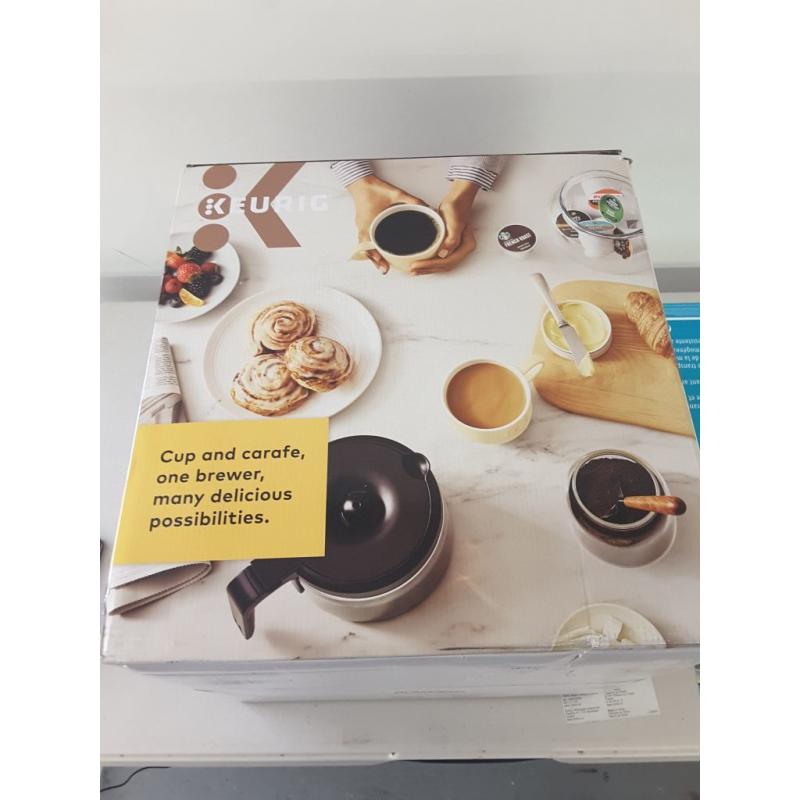 Keurig K Duo Essentials Single Serve & Carafe Coffee Maker, Moonlight Gray