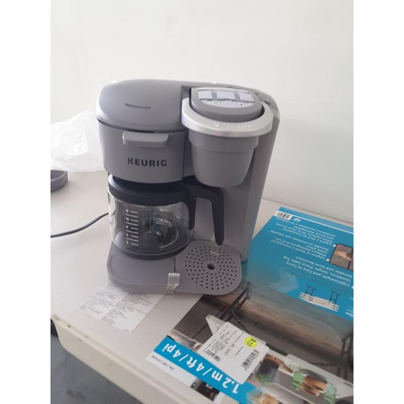 Keurig K Duo Essentials Single Serve & Carafe Coffee Maker, Moonlight Gray