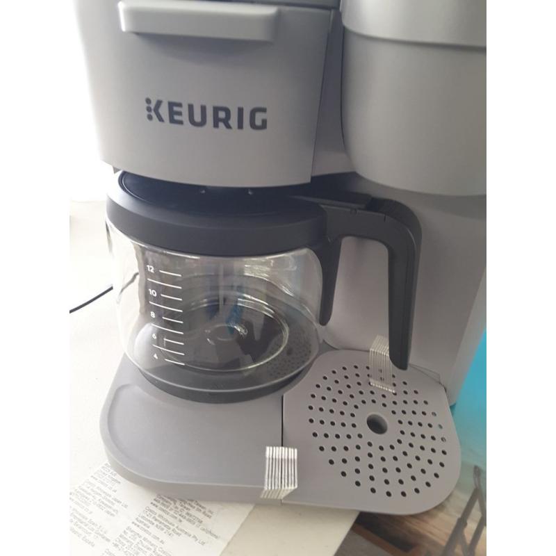 Keurig K Duo Essentials Single Serve & Carafe Coffee Maker, Moonlight Gray