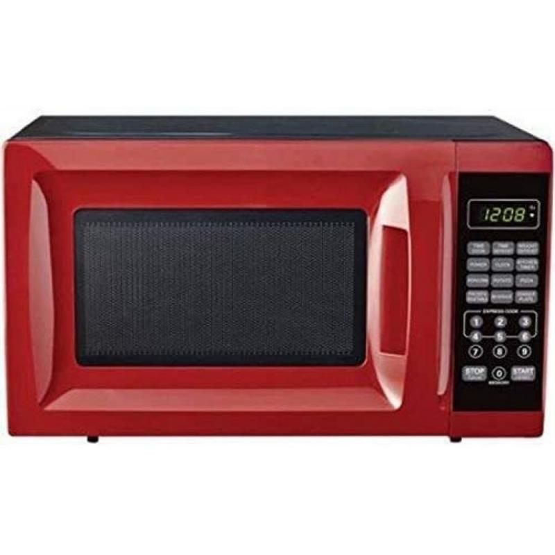 Mainstays 700W Output Microwave Oven, Red