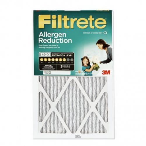 Filtrete 18x25x1, Allergen Reduction HVAC Furnace Air Filter, 1200 MPR, 4 Pack
