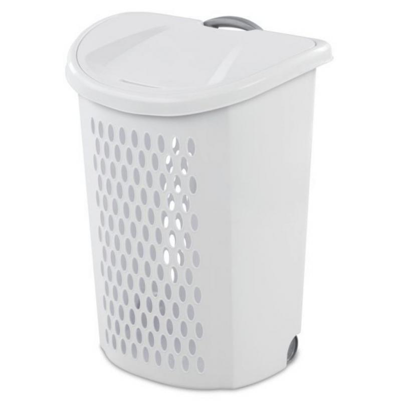 Sterilite, Ultra™ Wheeled Hamper, White