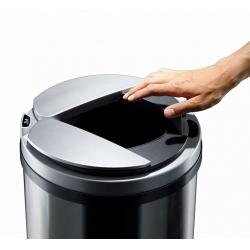 ZitA Can't go Back Before Using Trash Can Automatic Motion Sensor 13 Gallon Stainless Steel