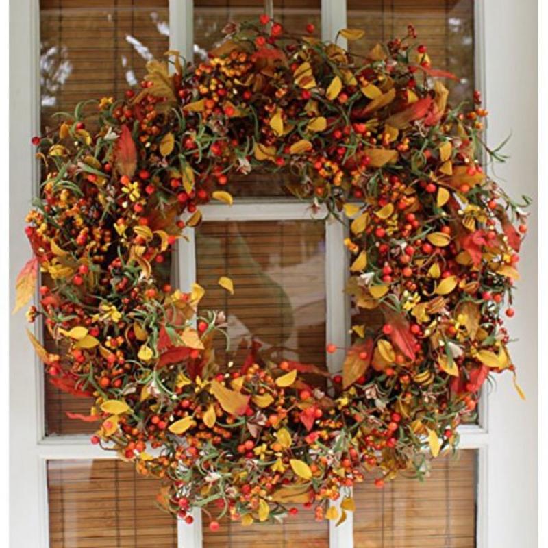 Appalachia Berry Silk Fall Door Wreath 22 inch