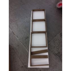 Ken & Ricky 4-Light Farmhouse Chandelier, Rustic Dining Room Light Fixture, 35.45 inch Kitchen Island Lighting Pool Table Pendant Light, Solid Wood and Metal Frame