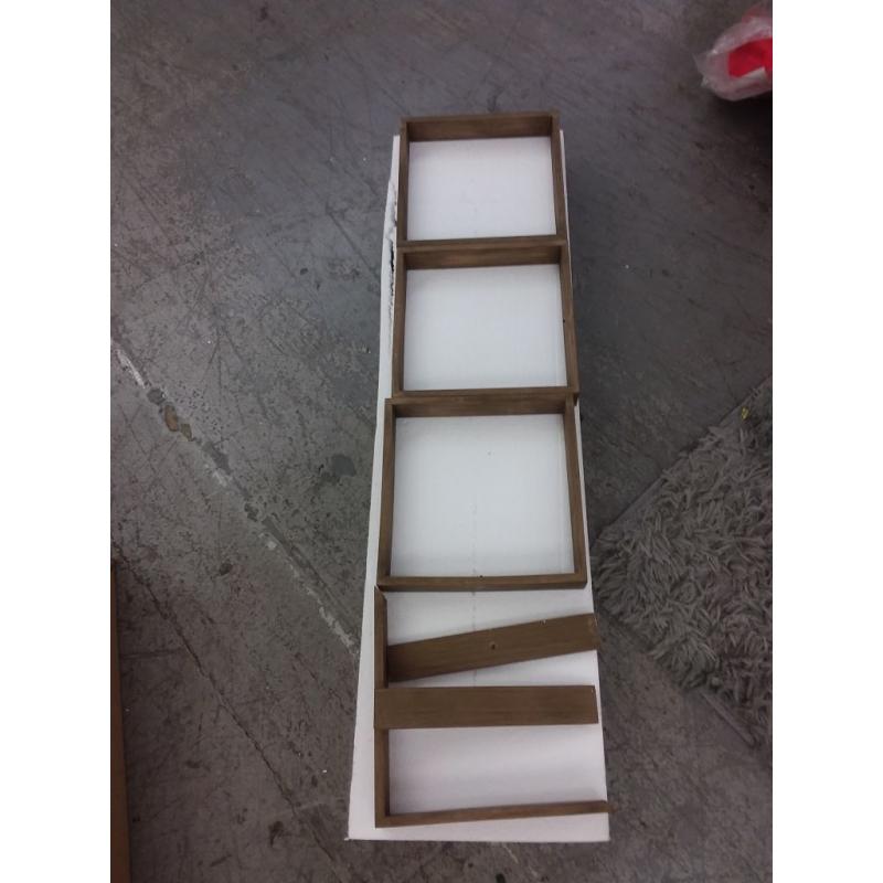 Ken & Ricky 4-Light Farmhouse Chandelier, Rustic Dining Room Light Fixture, 35.45 inch Kitchen Island Lighting Pool Table Pendant Light, Solid Wood and Metal Frame