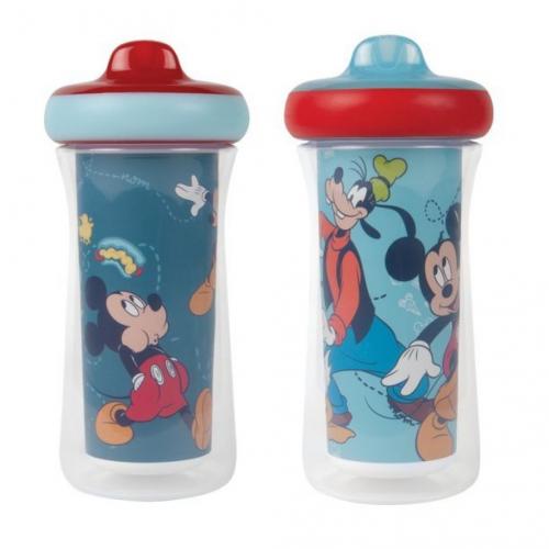 Disney Mickey Mouse Insulated Sippy Cup 9 Oz - 2 Pack