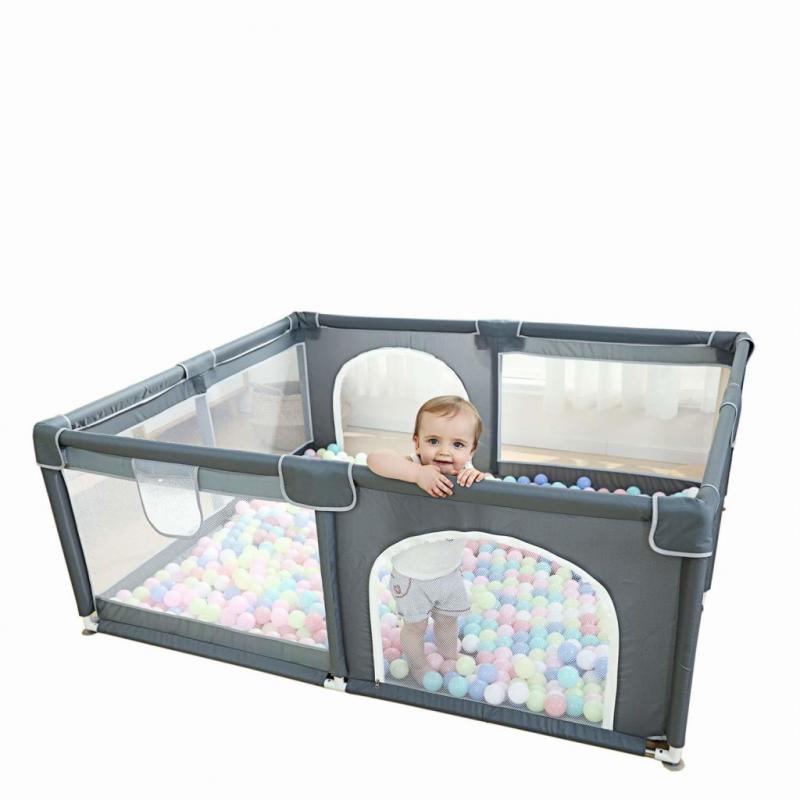 Baby Playpen, Extra Large Play Yard for Toddlers, 29+ sq. Ft (Grey)