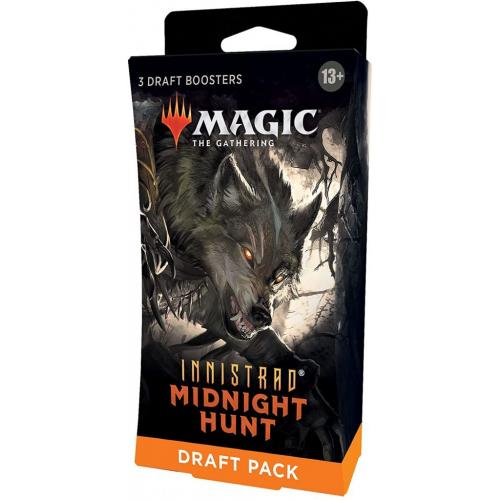 Magic the Gathering (MTG) - innistrad Midnight Hunt - 3x Booster Pack - Draft Booster