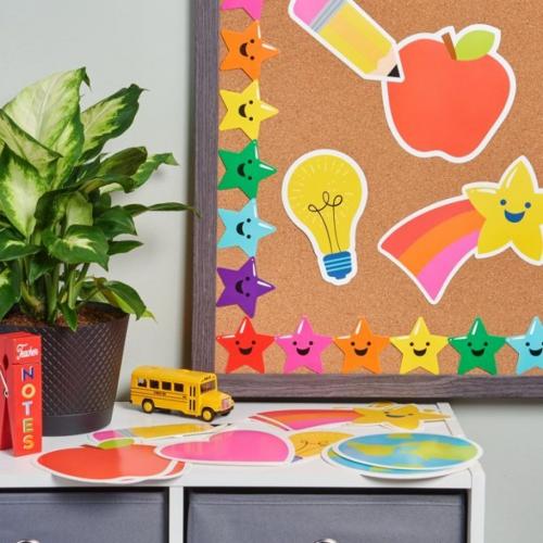 Pen + Gear Classroom Décor Paper Accents, Shapes, 30 Pieces