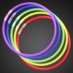 25 Count Glow Necklaces, 5 Colors