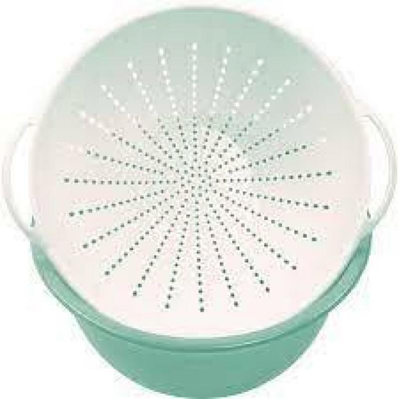 Mainstays 5-Quart White Colander, Polypropylene