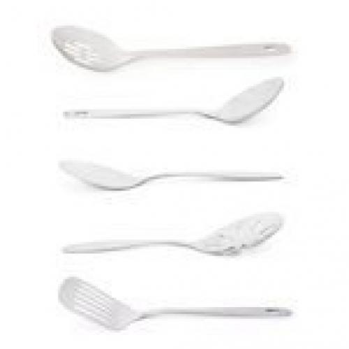 4 Count Stainless Steel Large Utensils