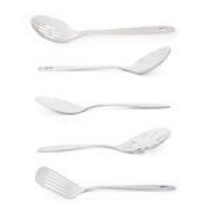 4 Count Stainless Steel Large Utensils