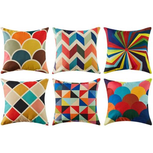 Topfinel Cushion Cover Set of 6