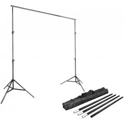 Photo Video Studio 10Ft Adjustable Background Backdrop Support System Stand