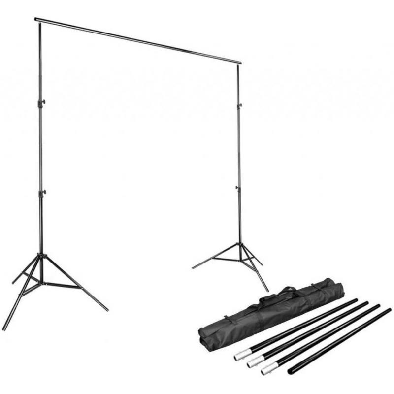 Photo Video Studio 10Ft Adjustable Background Backdrop Support System Stand