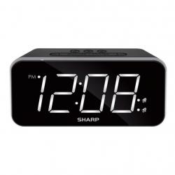 Sharp Dual Alarm with Jumbo Easy to Read 1.8” White LED Display, SPC736A