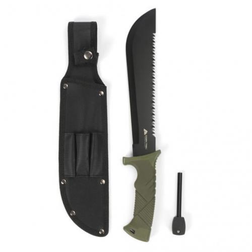 Ozark Trail 10 Machete with Saw Teeth, Fire Starter, Model 5031