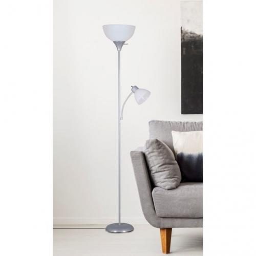 72 combo floor lamp w/ adjustable reading lamp