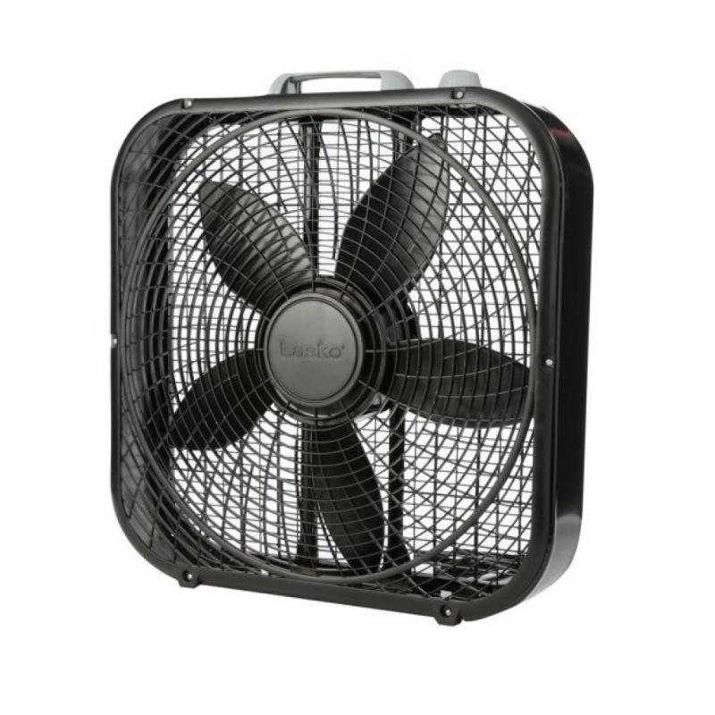 Lasko Cool colors box fan Black