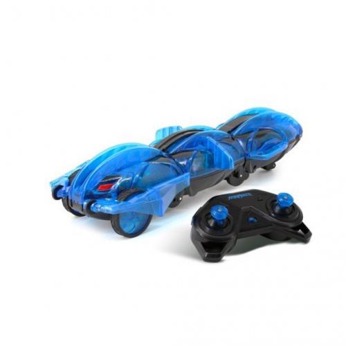 Remote Control Transforming Vehicle, Translucent Blue, 2.4 Ghz, 13.8