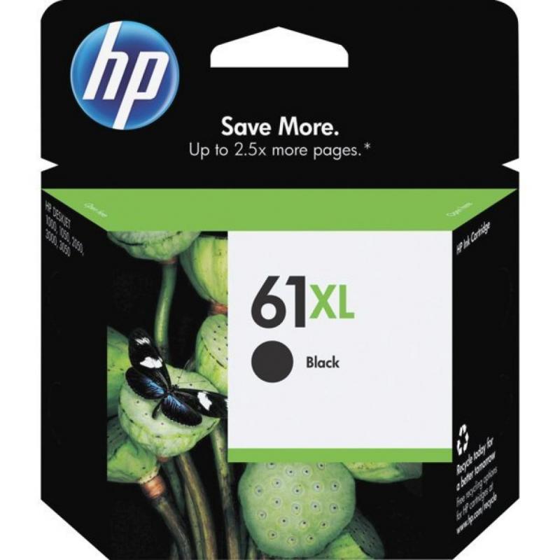 HP 61XL Ink Cartridge, Black
