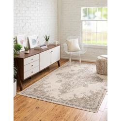 Unique Loom Rug, Sahara,  8ft x 8ft Beige/Brown/Grey