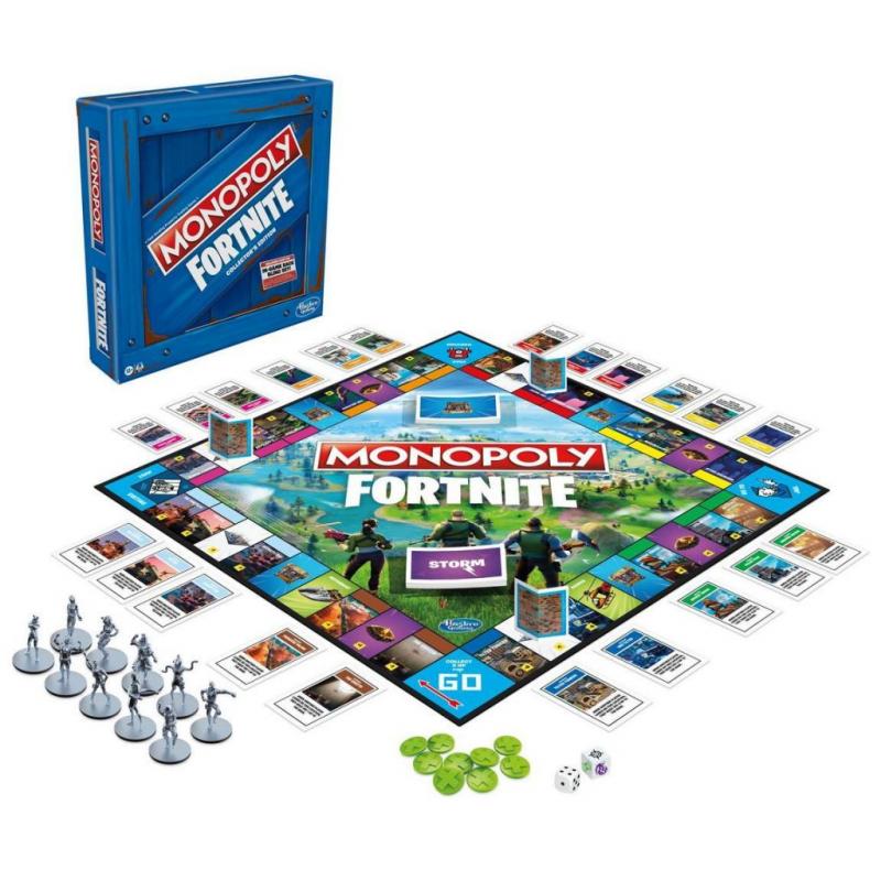 Fortnite monopoly pieces