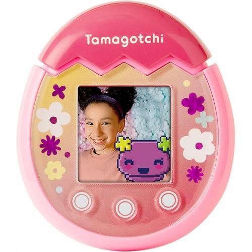 Tamagotchi Pix - Floral (Pink) Electronic Pet