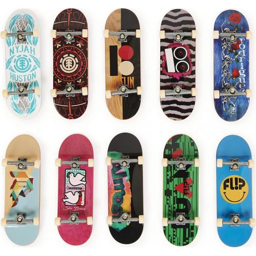 DLX Pro 10-Pack of Collectible Fingerboards, For Skate Lovers Age 6 and up